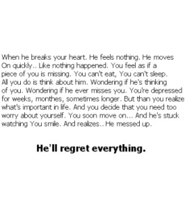 Regret Everything